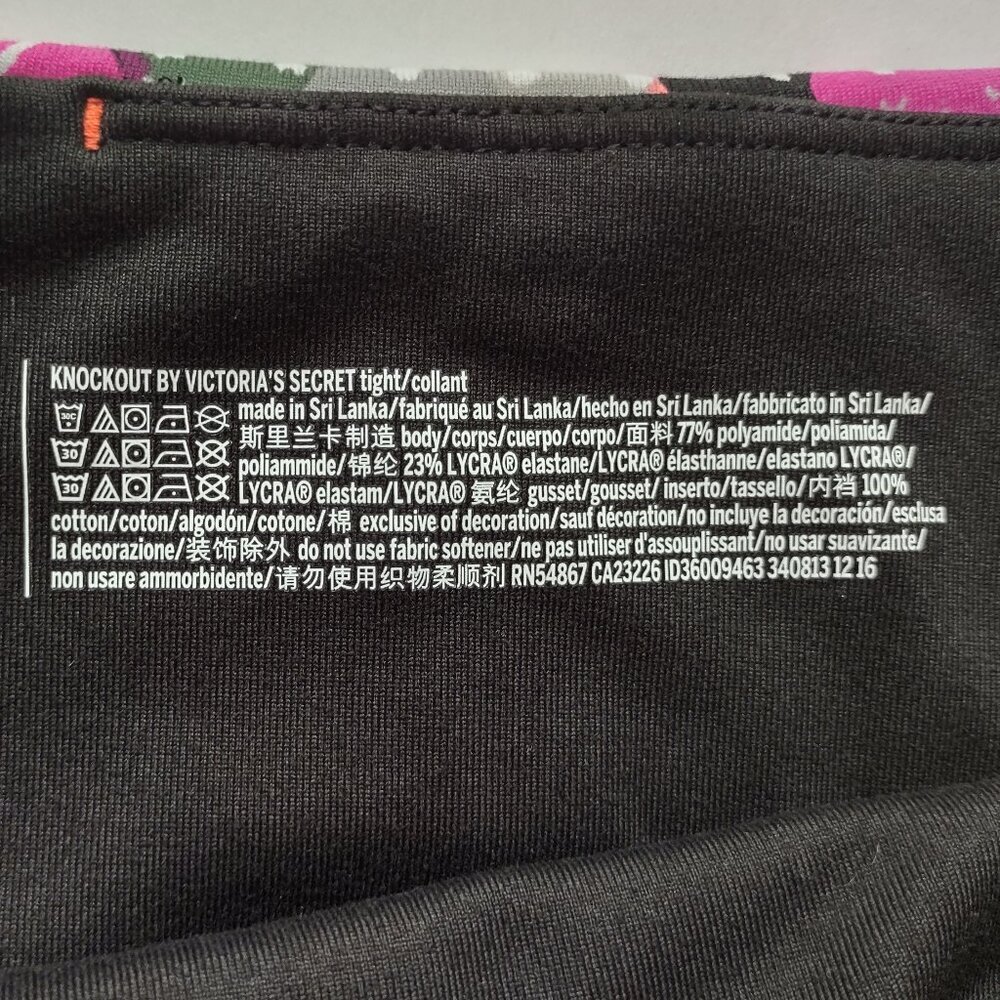 Victoria Sport Knockout Leggings Bold Geo Artsy Athletic Streetwear Sz Small - Picture 8 of 9